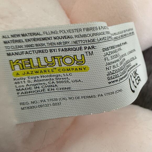 Kellytoy Jazwares Pink Unicorn Plush Clip On Keychain 2021 Soft Toy Stuffed - Picture 2 of 4